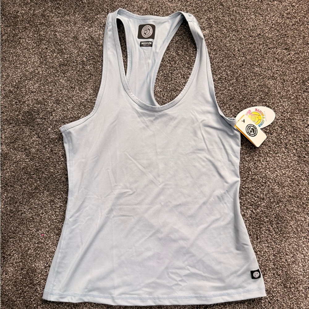 Women’s Light Gray Racerback Active Tank Top